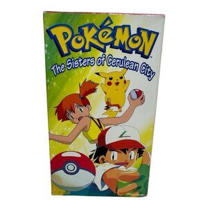 Pokemon Vol. 3: The Sisters Of Cerulean City (VHS, 1999) Vintage Video Tape Film